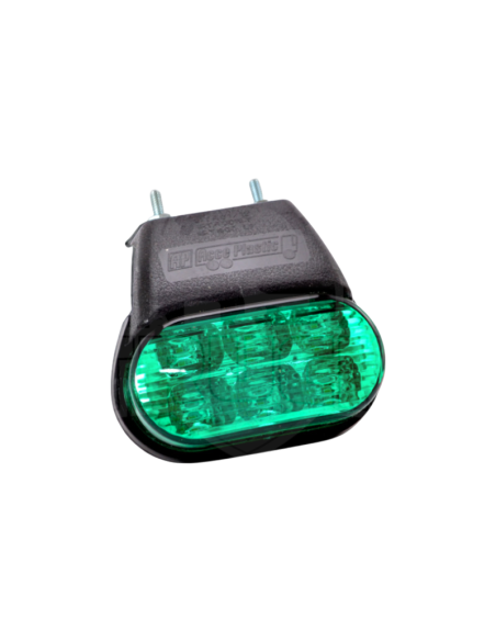 Faro Delim  Lateral 6 Led Osram Verde Bivoltaje