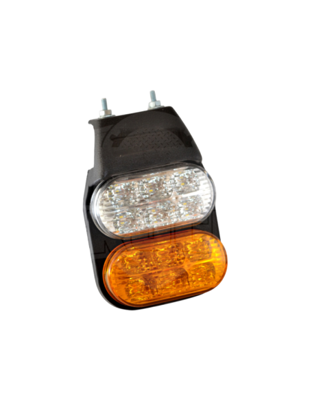 Faro Delim Lat 6+6led Osram Ambar Crist  24v Flex