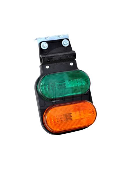 Faro Delim  Lateral Lamp  R5w Flexible Ambar Verde