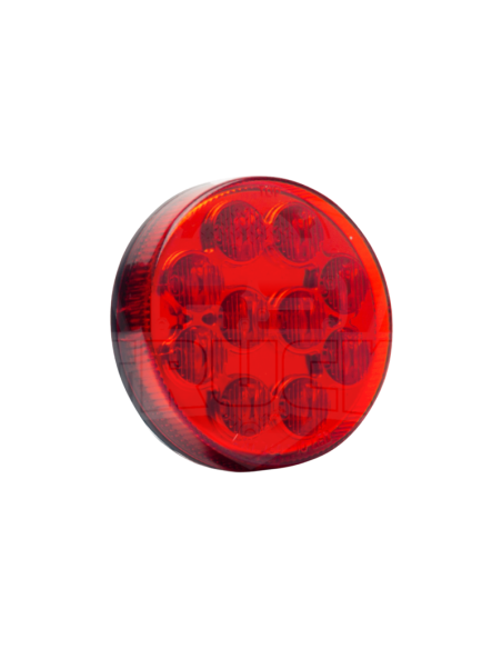 Faro Trasero Individual De 10 Led Osram Rojo 12-24v