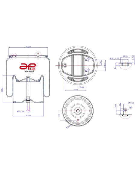 Conjunto Pulmon Scania Pgr Ref 2357460 Tras