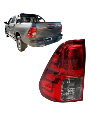 Faro Ty Hilux 2016 Trasero C-porta Lamparas Der