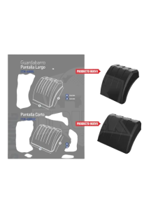 Guardabarro Pantalla 17 5 Largo Universal Inyectado