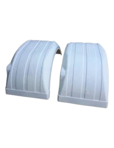 Guardabarro Universal 22 5 Blanco Acoplado