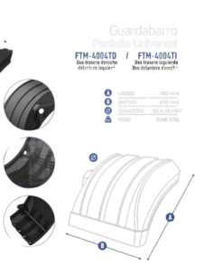 Kit Bulones Guardabarro Pantalla R-22 5