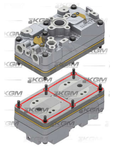 Tapa Completa Compresor Scania Pgr Bic. K86mm K194753
