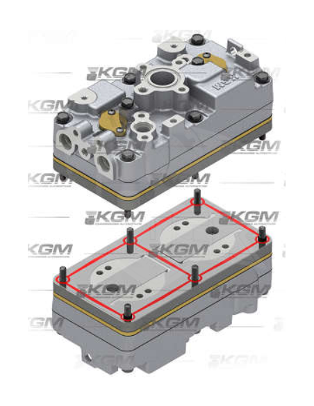 Tapa Completa Compresor Scania Pgr Bic. K86mm K194753