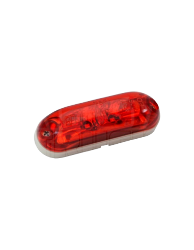 Faro Delimitador Lateral De 2 Led Osram Rojo 12-24v
